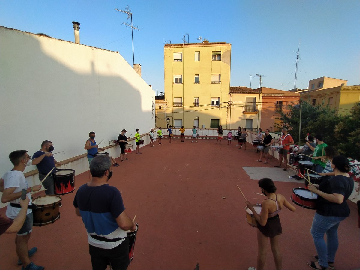 Comencem amb l'assaig de tabalers pels actes d'aquest Sant Jaume 2021! 🔥🧨