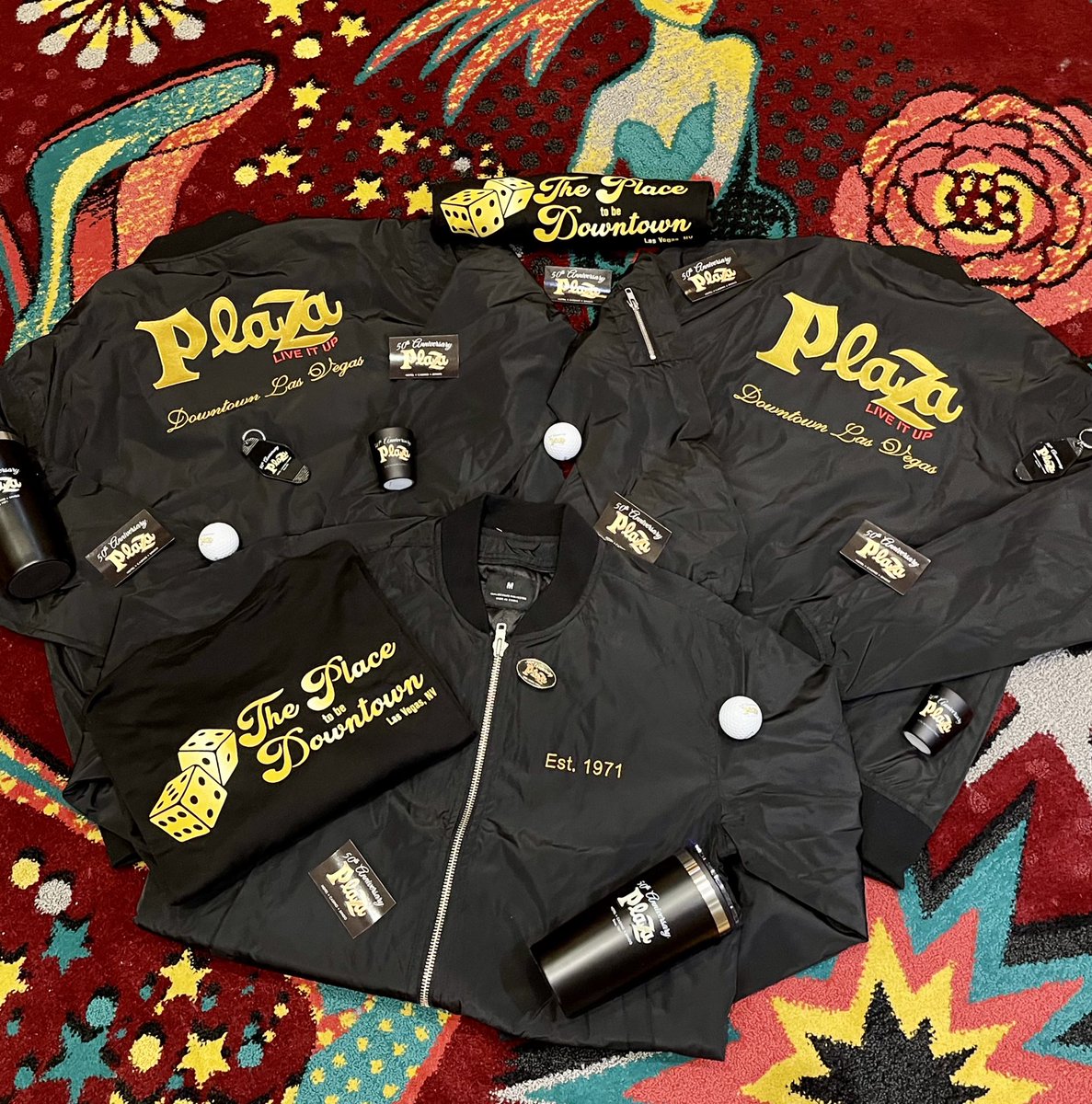 JonathanJossel's tweet photo. Here’s your chance to win @PlazaLasVegas 50th Anniversary Memorabilia! 🎲🎰🍸

Follow, Retweet and tag 3 friends to enter to win one of each item. 
Winner announced July 28. 
✨✨✨

#PlazaLV50 #DTLV #Vegas https://t.co/8o7uoNoXuD