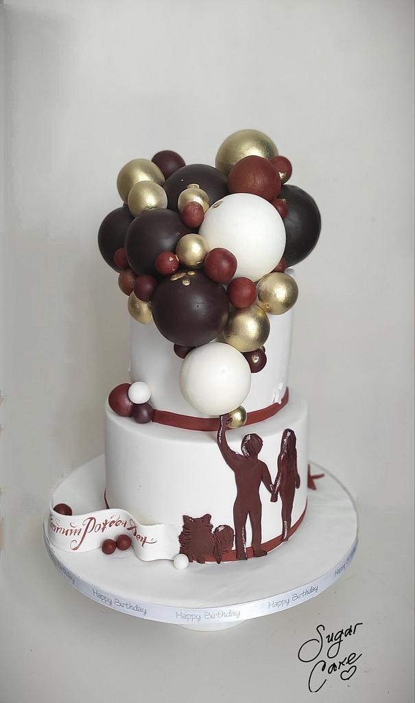 CakesDecor's tweet photo. Balloon cake by Tanya Shengarova
https://t.co/tfEC7FZDAi
#chocolate. #fondan(marzipan) #princesspasteirca #ediblecolorings #pmetools #brushesandsponges #ballooons https://t.co/CurgS6RH6w