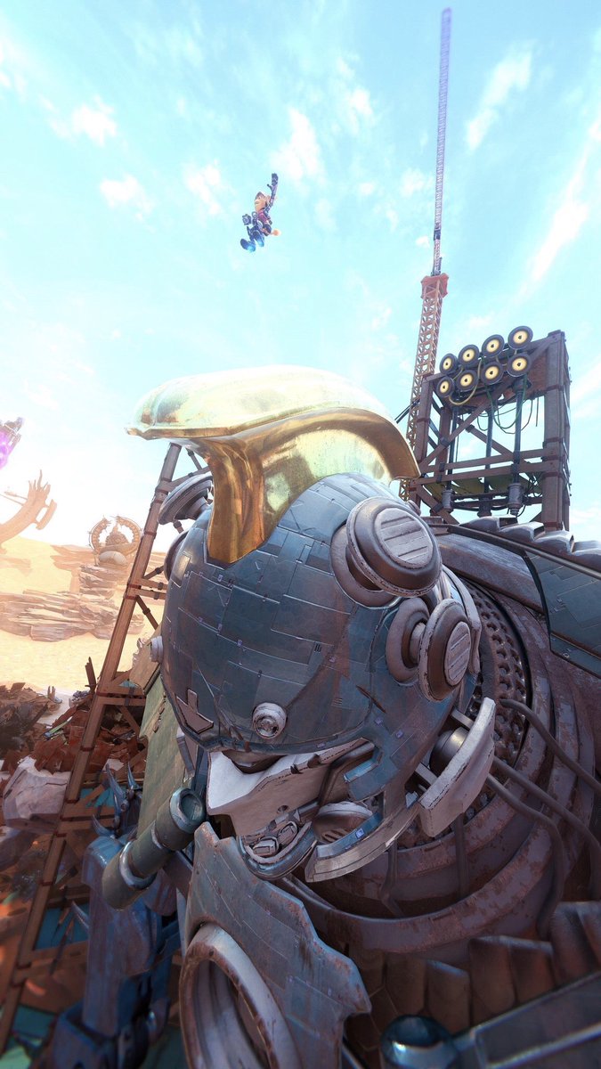 SWJumper's tweet photo. Dev 1: “What do you think he meant by ‘Going over The Fixer’s head’?”

Dev 2: “I don’t know. I think it was simply a metaphor.”

Ratchet: “YOU WANNA BET?!?!”

@insomniacgames

#RatchetPS5, #RatchetClankRiftApart, #Ratchet, #TheFixer, #Selfie https://t.co/f5YIHesWZR