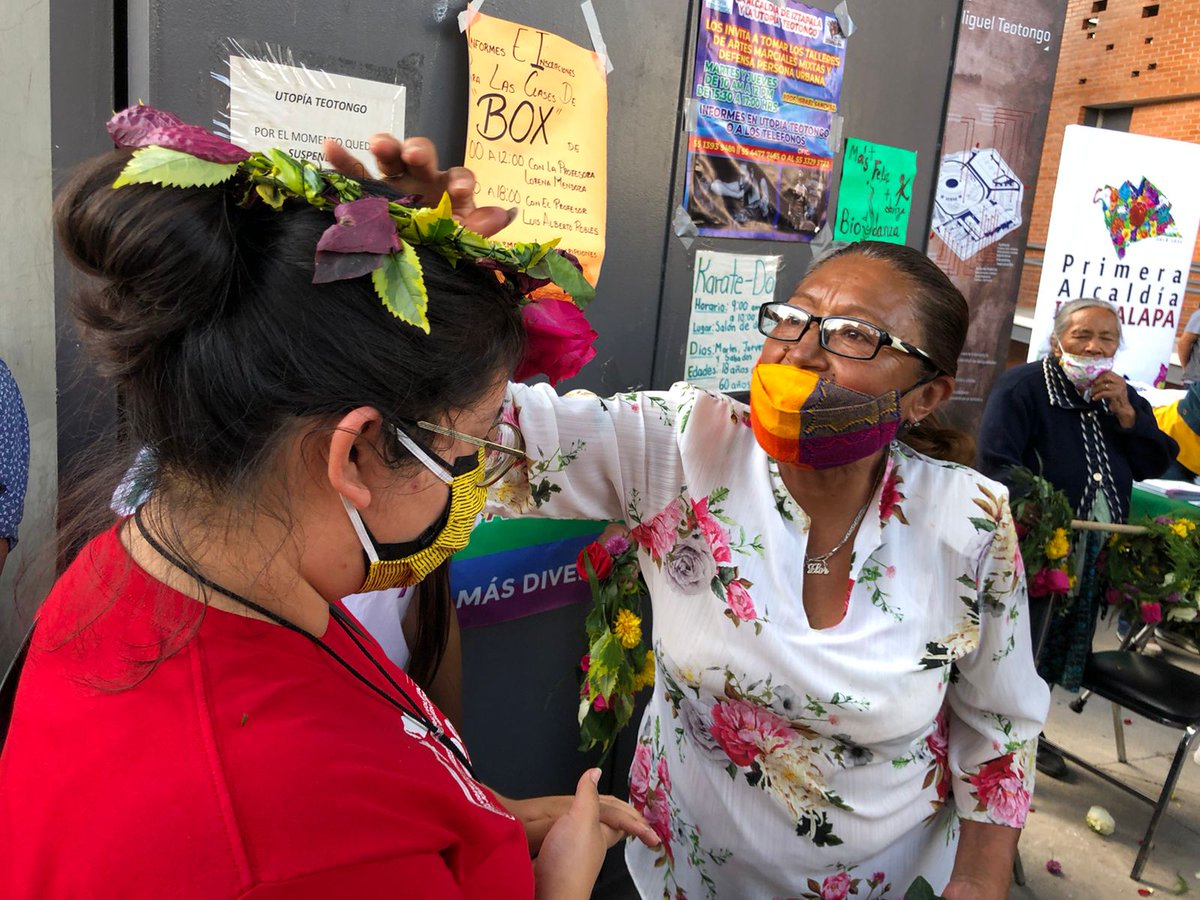 IME_SRE's tweet photo. "De la bella Iztapalapa para el mundo", recibieron con los brazos y el corazón abiertos a los chicos #PICV2021 para compartir la cultura de su hermosa gente y lugar. Mil gracias @Alc_Iztapalapa, a su Alcaldesa @ClaraBrugadaM y @carmonaernesto1 de @InternacCDMX. #ConociendoMiPaís https://t.co/g12gdFBnWX