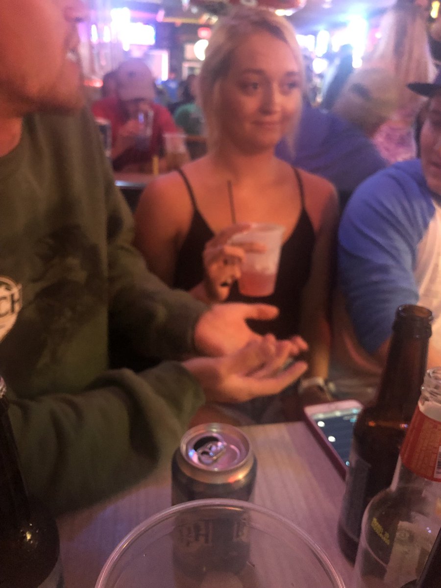 moore_kassadie's tweet photo. When your friends tell you “Go out, it’ll be a blast” but you get sat in between your bffs bf and your bfs hunting convo. https://t.co/1zH798JmRd