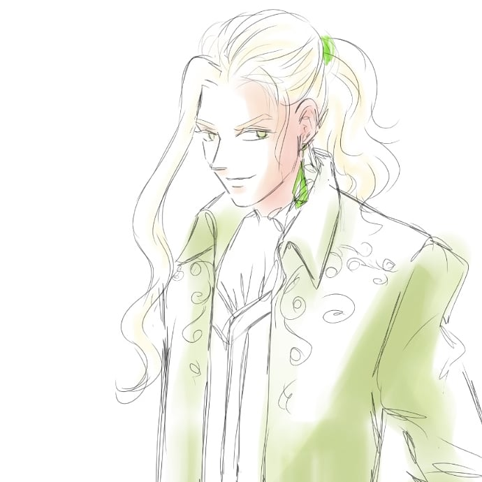 Sensei Pixiv今日のお題 ワンピース オリキャラ クリス王子の 冨士原直子 くまぎょランドのイラスト