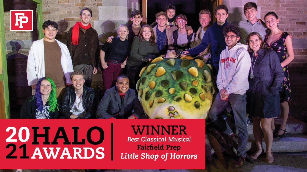 fairfieldprep's tweet photo. Congratulations to the Prep Players theatre group who won two Halo Awards and two Special Recognition citations! #PREPforCreativity #PrepExcellence https://t.co/StiWQPLWsz