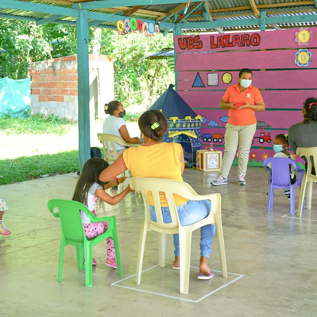 #LosNiñosPrimero| En el UDS Lazaro de El Carmen de Bolivar, niños y niñas continúan su regreso a la presencialidad bajo el modelo de alternancia con todos los protocolos de prevención y bioseguridad.

#RegresamosALaPresencialidad