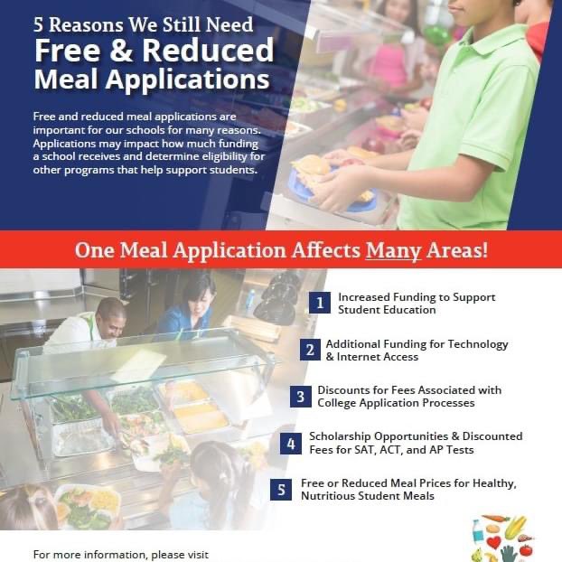 As we begin to welcome back our students in Washington County we want to remind families to complete the free/reduced application your child's school sends home at the beginning of the year.