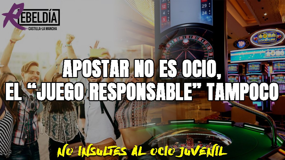 RebeldiaCLM's tweet photo. Jaque mate a la gente joven de Castilla-La Mancha por parte de la ley del Juego de Page.

O vas a una casa de apuestas donde las consumiciones son más baratas.
O vas a un bar donde va a seguir habiendo máquinas "tragaperras"

#PageJuegacontuFuturo https://t.co/hoCT4iLn6q