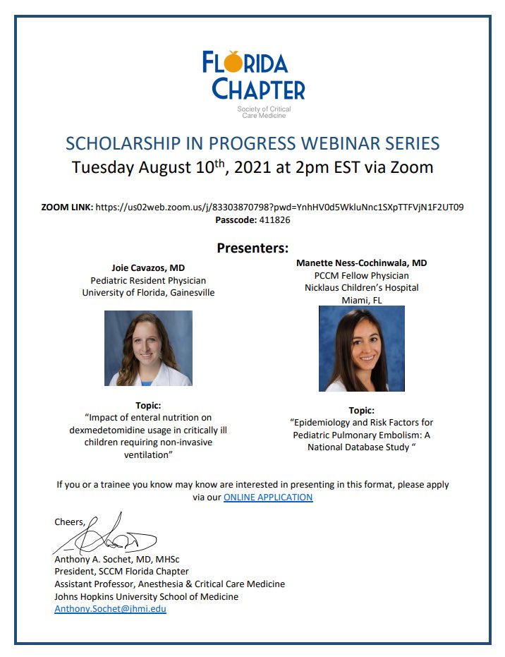 whitgibson's tweet photo. Mark your calendars for the upcoming Scholarship In Progress Webinar Series on August 10, 2021! Check our the flyer for more info!  #SCCMFL #SCCMSoMe https://t.co/OSmTYWMlM4