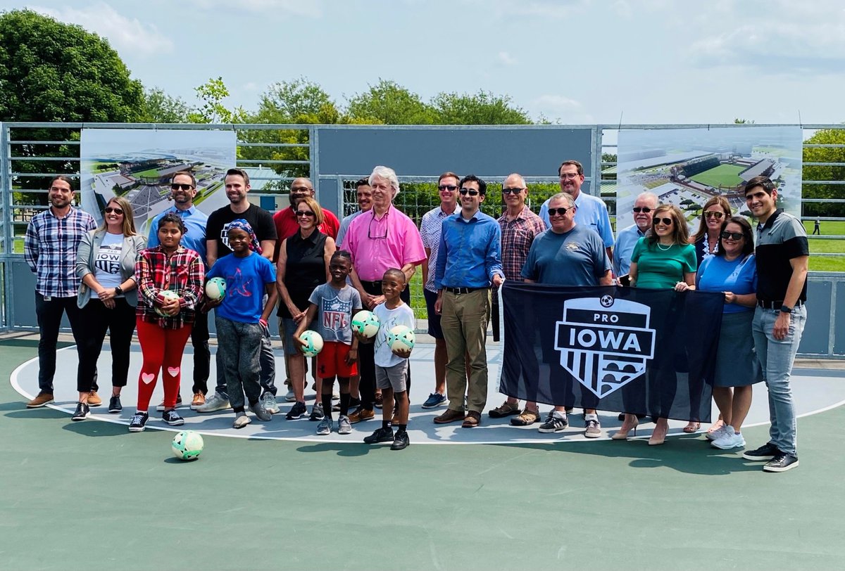 MuscoLighting's tweet photo. Our Team was back in action yesterday for the grand opening of a new mini-pitch at Evelyn K. Davis Park! We are honored to be part of this exciting project with @USLProIowa , @kif_soccer, and @DesMoinesGov! 

#MiniPitch #ItsEveryonesGame https://t.co/JrYK8QaskW