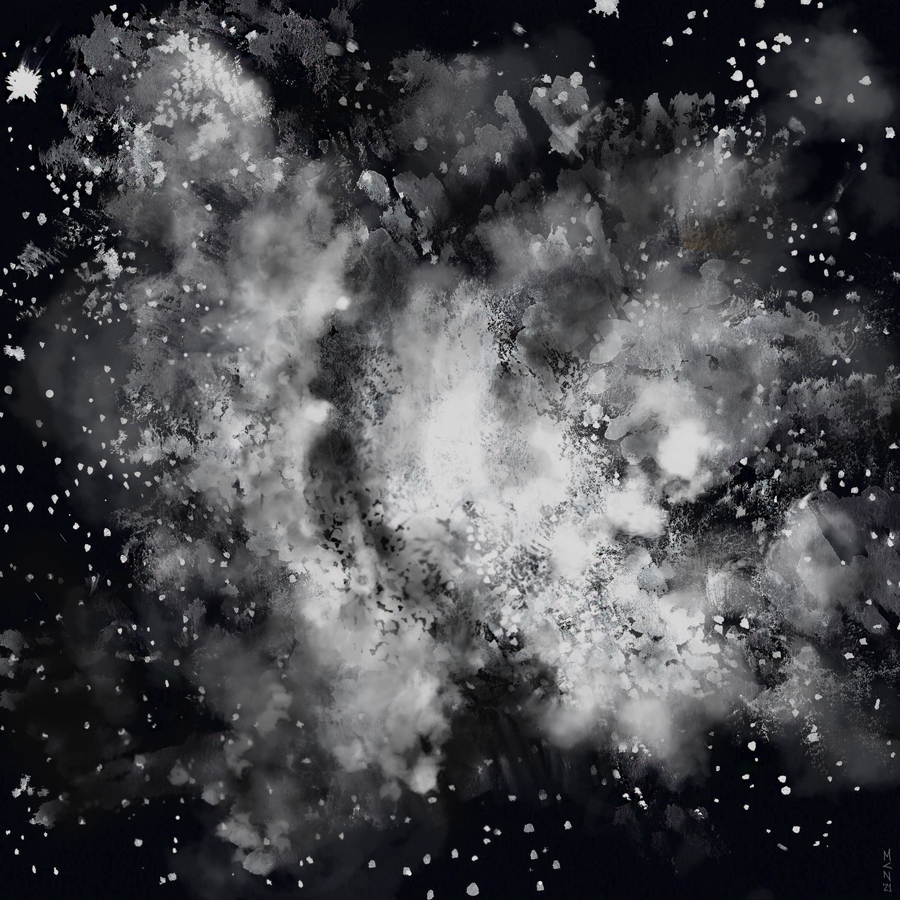 camilographics's tweet image. Adventures in galactic #space #painting~
.
1) Watercolor values, invert b&amp;amp;w.
2) Scan, invert back.
3) Paint into via digital &quot;oils&quot;.
.
?How far science, or fiction, does one go?...im drifting thru interstellar #nebulae...
.
Inspired by #NASA Cosmic Rosebud jpl.nasa.gov/images/cosmic-…