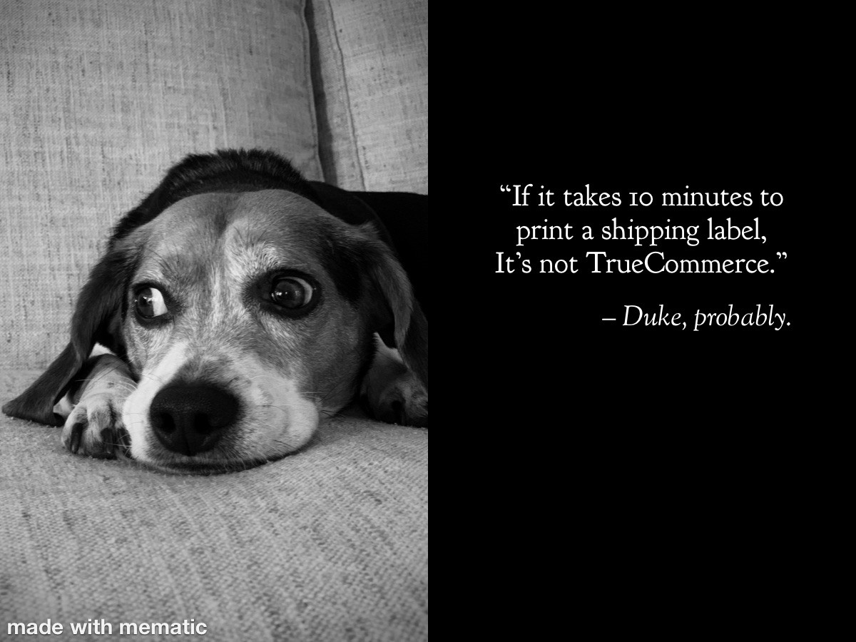TrueCommerce's tweet photo. Ship More Orders in Less Time with TrueCommerce Pack & Ship - Duke gets it. Contact us to learn more #fulfillment #SCM #SupplyChain #DoBusinessInEveryDirection https://t.co/NhfoL5Mkvs https://t.co/doXIbFlr4j