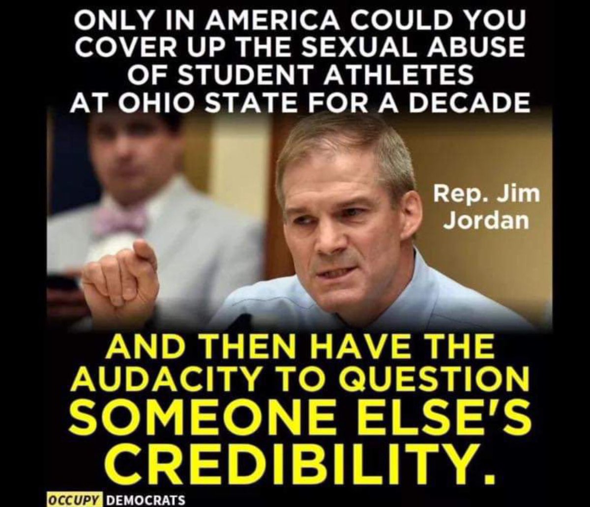 Mackworth12's tweet photo. I think it’s quite fair - and appropriate - to say that @SpeakerPelosi’s NFW to Gymmy Jordan serving on the 1/6/21 investigation committee amounts to telling @Jim_Jordan to “hit the showers.”
By far Nancy’s best diss/own since ripping up trump’s state of the union drivel. https://t.co/VUmVS5R5bg