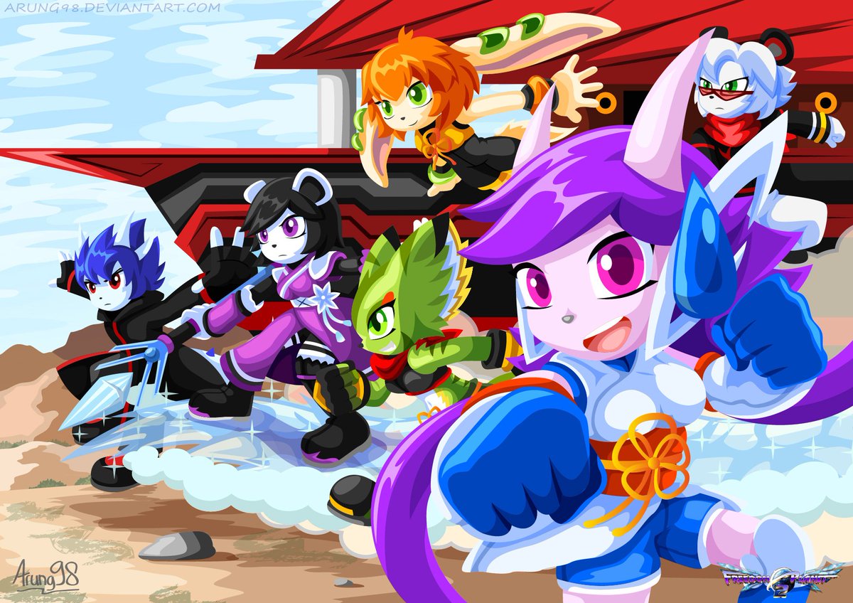 Just an old fan art of Freedom Planet, ahh yes I remember that time.