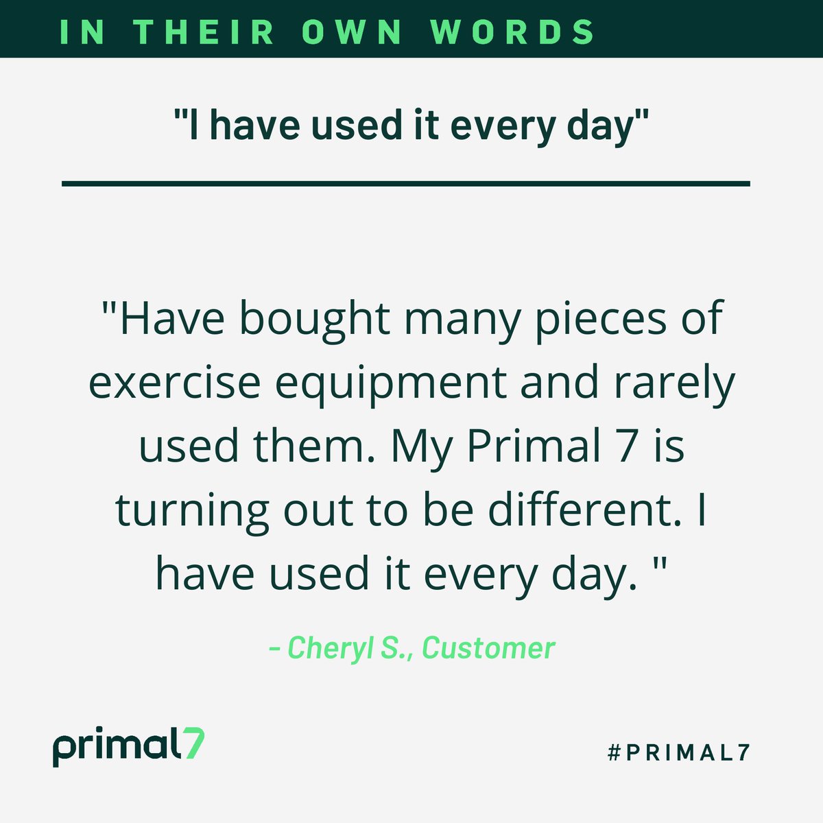Primal7Movement's tweet photo. We’ve all bought treadmills that become coat racks or cool-looking gear that ends up collecting dust 🙅‍♀️ This is why we've designed both Primal 7 and its programs to be simple, confidence-building, and fun. Pursue movement &amp; #ConquerYourCant 💪 https://t.co/qGDuGs9lBR https://t.co/zyqdJ32qBZ