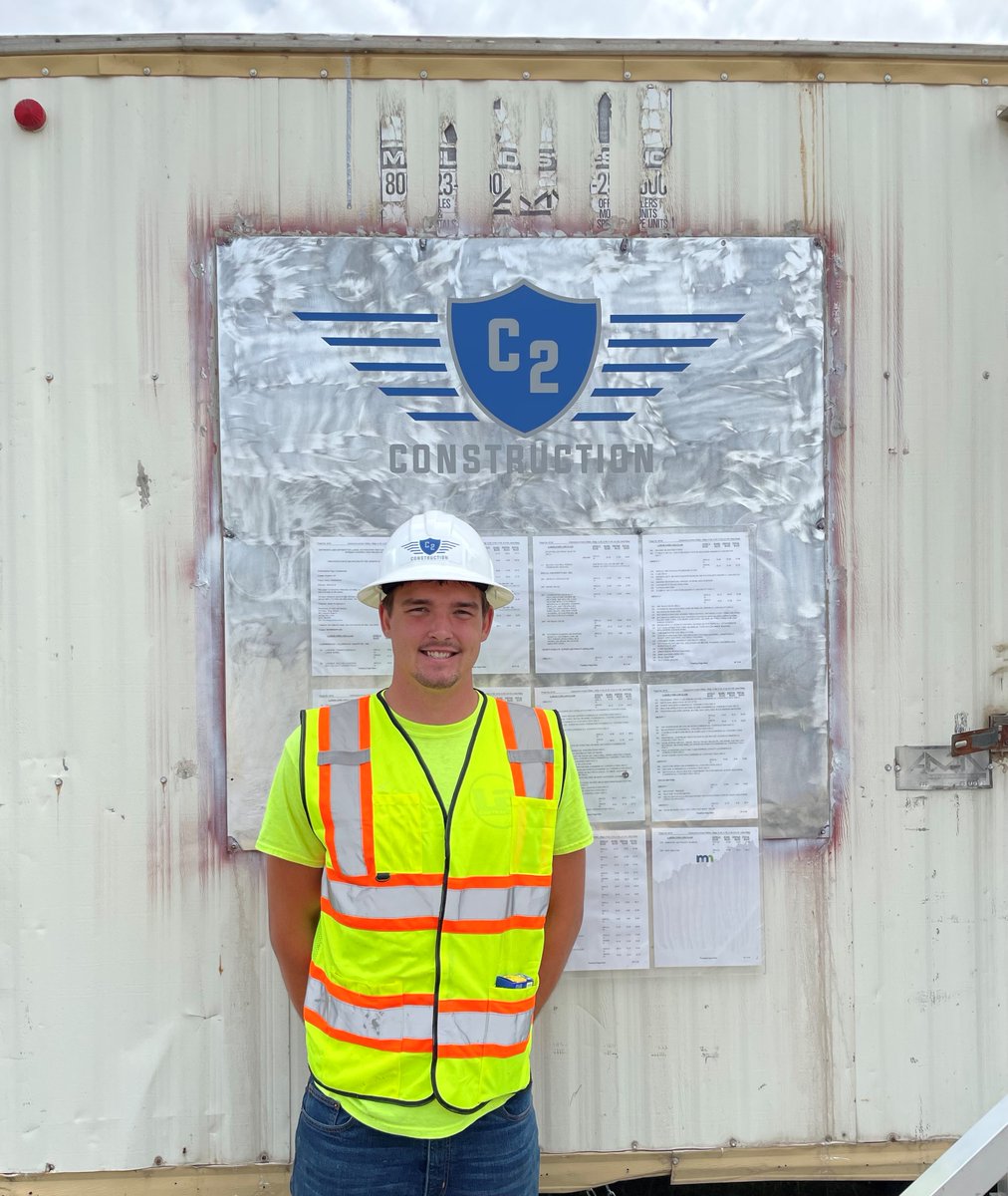 MSUMCM's tweet photo. MSUM student-athletes, Beau &amp; Isaac, are both interning for C2 Construction this summer.  Fun fact: C2's leadership team has numerous #MSUMAlumni and one was a previous football quarterbacks coach. #getconnected #ConstructionEducation https://t.co/uz9zadve6j