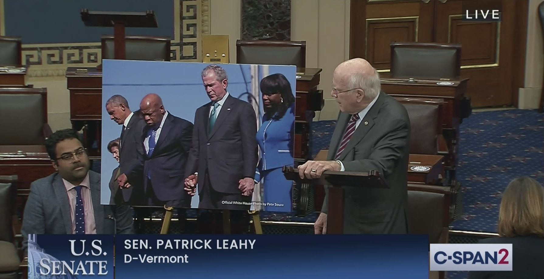 Howard Mortman on Twitter: ".@SenatorLeahy remembers John Lewis