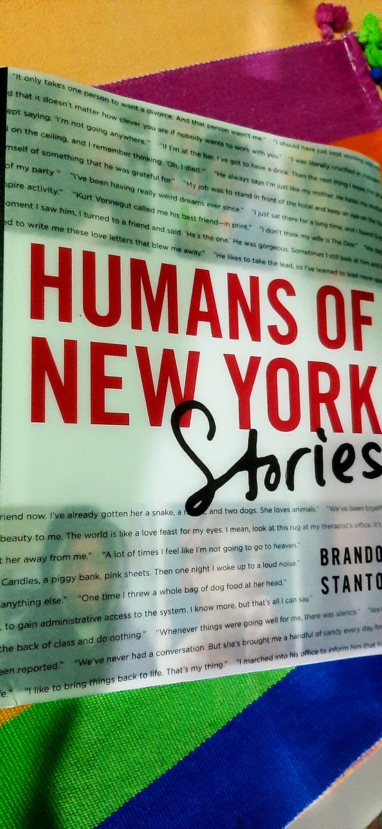 AndromahiSolom1's tweet photo. Kudos to #brandonstanton for his NY Times best-selling book. 5 years of innovative storytelling on the streets of #NYC . Over 10,000 interviews with strangers who have shared their personal stories on a blog which has drawn over 15 million followers.#shareyourstory https://t.co/YPVB5Av9X2
