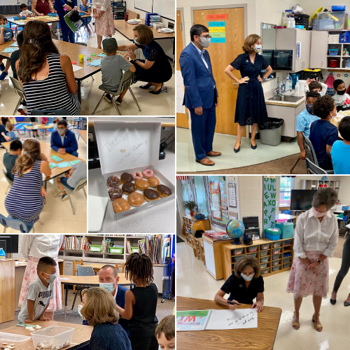 Thank you <a href="/FirstLadyVA/">Pamela Northam</a> and @VASecofEdu for stopping by @vacdeswps today to visit summer school, thank teachers and staff for their work and inspire our educators as we look forward to next school year! 
bit.ly/3eK5V9M  #Empower2025 #gowps