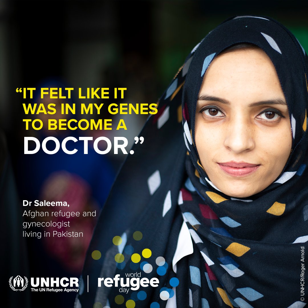 ⚡ Nothing gives us more hope for the future than when refugees are given the opportunity to reach their full potential. ⚡

We are so inspired by <a href="/Saleema_Rehman/">Saleema Rehman</a>. #WithRefugees