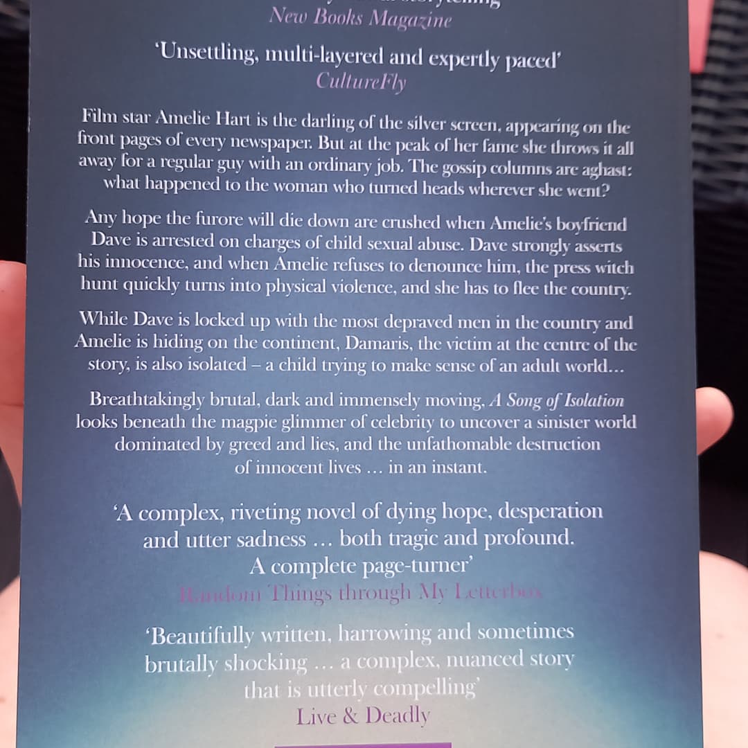smbslt's tweet photo. This has been on my tbrm for a long time, waiting to be read since Dennis first suggested him on a #booksaremybag #supporting #bookshops campaign. That shop is gone now :( #Orendabooks #genreswitch #shortchapters #asongofisolation and appropriate #bookmarks ♥️📚 xxx https://t.co/b5ioElU5ej