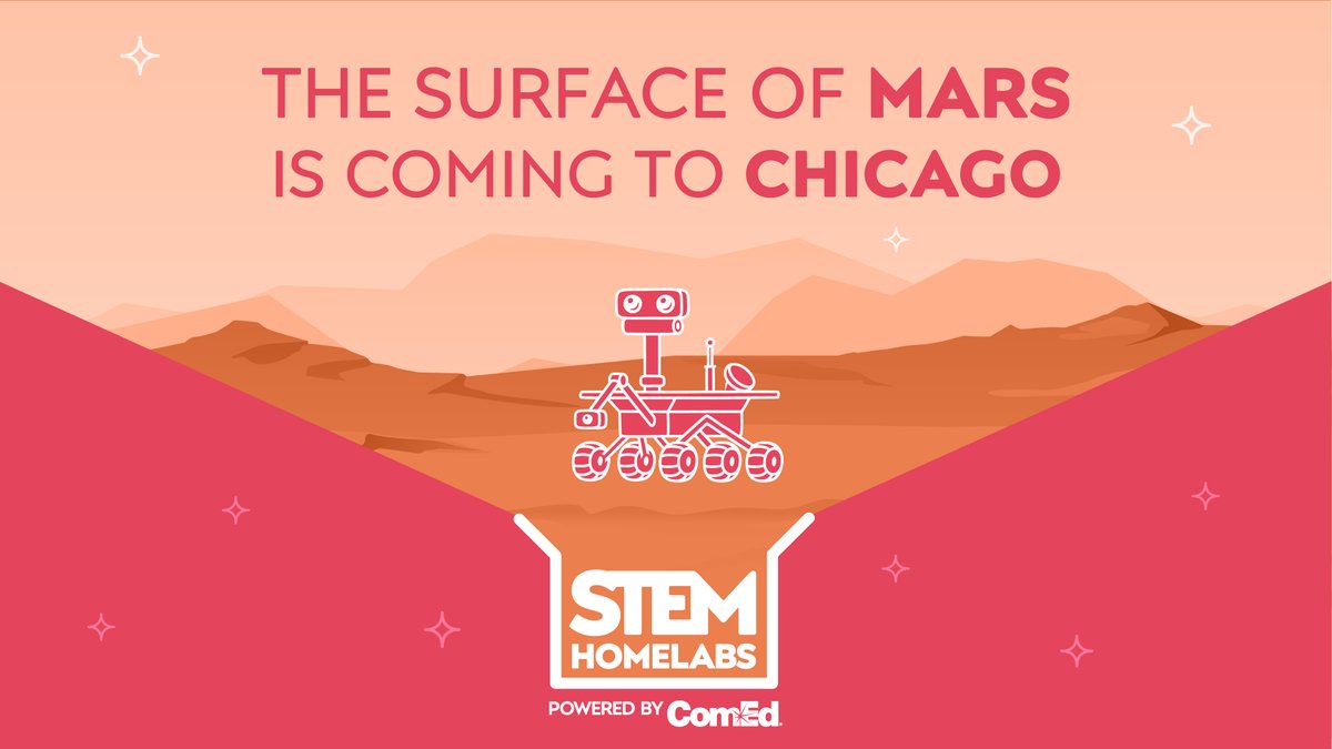 ComEd's tweet image. We’re sending students to Mars! 100 kids across Chicagoland received Mars Rover build kits as part of our #STEMHomeLabs program. They’ll team up with mentors and @K8theChemist to build, code, test &amp;amp; compete. 

Learn about our commitment to STEM education: ComEd.com/STEMeducation