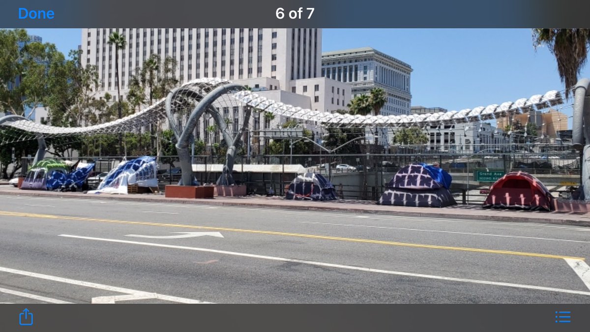 The tents you cleared for #Oscars2021, @kdeleon @MayorOfLA are back on the bridge at Union Station. cc @GloriaJRomero @SoledadUrsua @recallbonin2021 @RecallRaman @THR @Variety @latimes