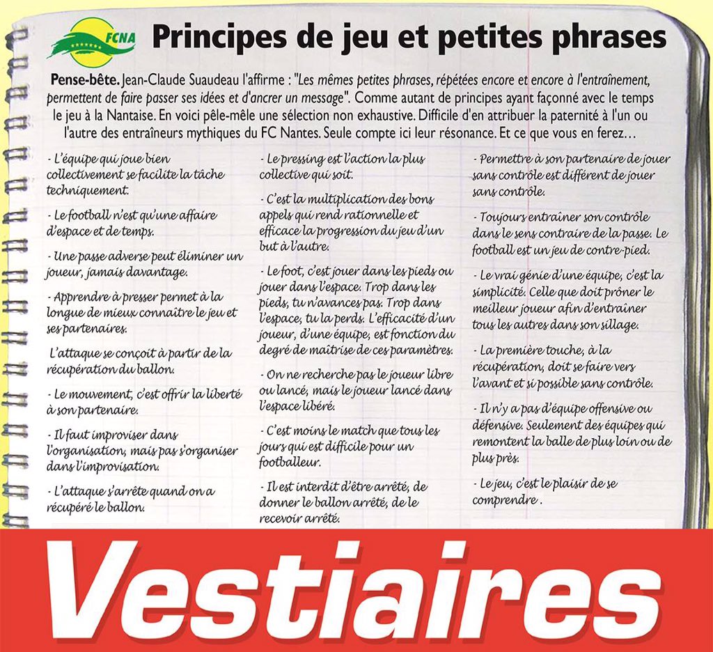 CitationsFoot_'s tweet photo. "Le vrai génie d'une équipe, c'est la simplicité. Celle que doit prôner le meilleur joueur afin d'entraîner tous les autres dans son sillage." (@VestiairesMag) https://t.co/ldeH2DtMk9