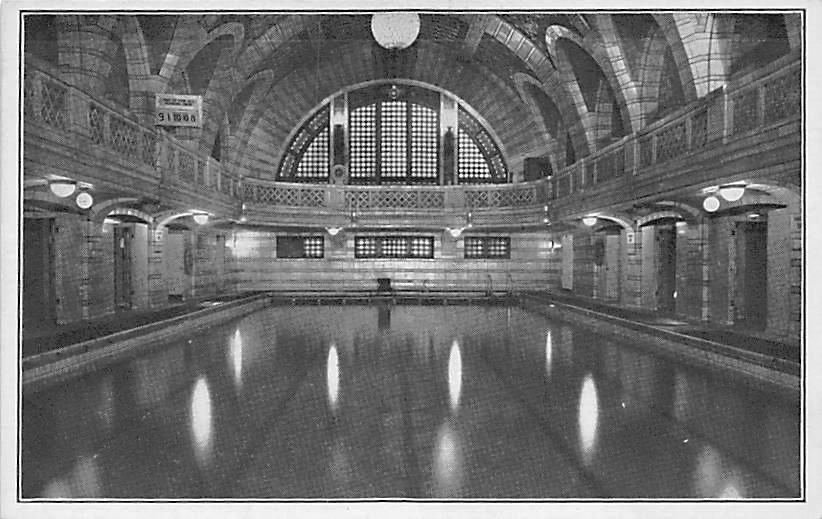 first public swimming pool