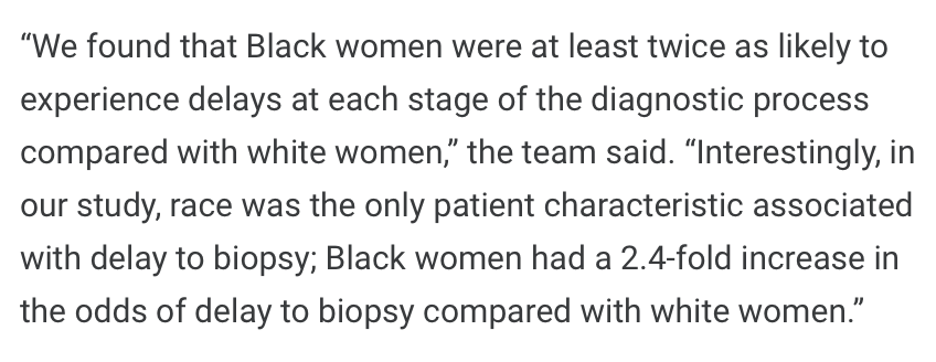 Black Women Twice as Likely to Experience #BreastCancer Diagnostic Delay
<a href="/emory/">Emory Al-Imam</a> 
ow.ly/bZkn50FAYrY
<a href="/Dx_imaging/">Diagnostic Imaging</a>