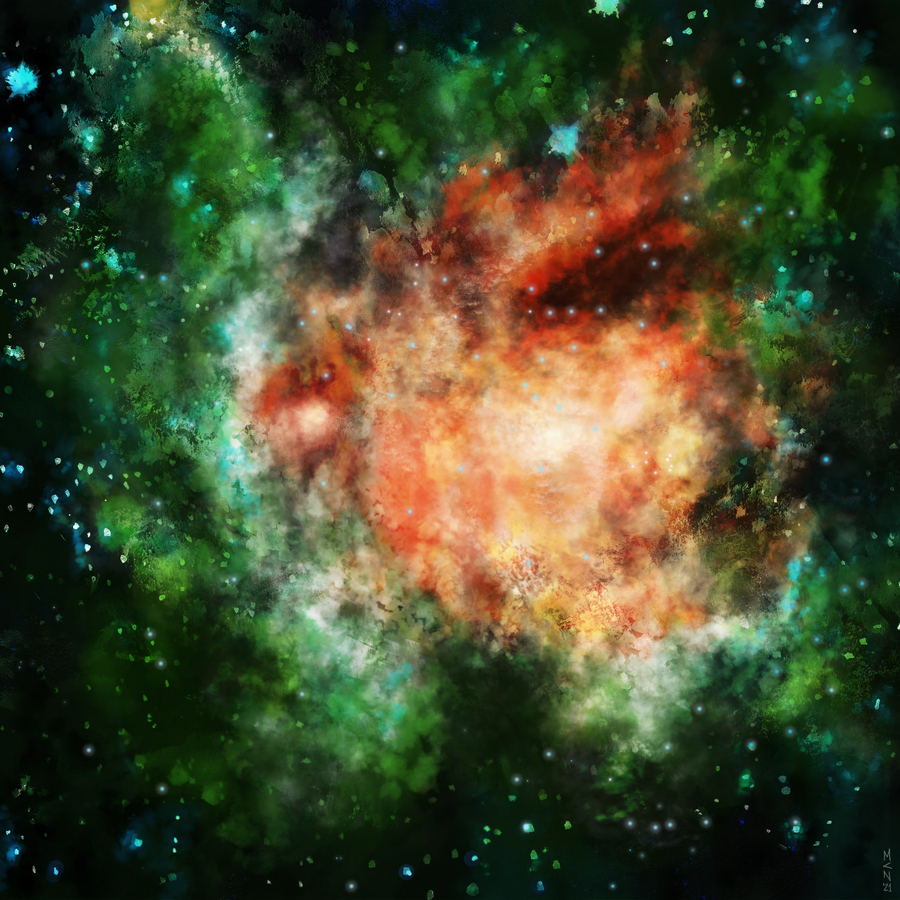 camilographics's tweet image. Adventures in galactic #space #painting~
.
1) Watercolor values, invert b&amp;amp;w.
2) Scan, invert back.
3) Paint into via digital &quot;oils&quot;.
.
?How far science, or fiction, does one go?...im drifting thru interstellar #nebulae...
.
Inspired by #NASA Cosmic Rosebud jpl.nasa.gov/images/cosmic-…