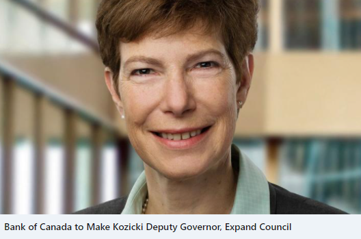stevebatie's tweet photo. The Bank of Canada has promoted Sharon Kozicki to deputy governor, bringing its governing council back to six people.
 
https://t.co/eIH63pk8qR

#bankofcanada #canadianeconomy #centralbanks #centralbanking #monetarypolicy #interestrates #moneysupply https://t.co/xirokH7oM1