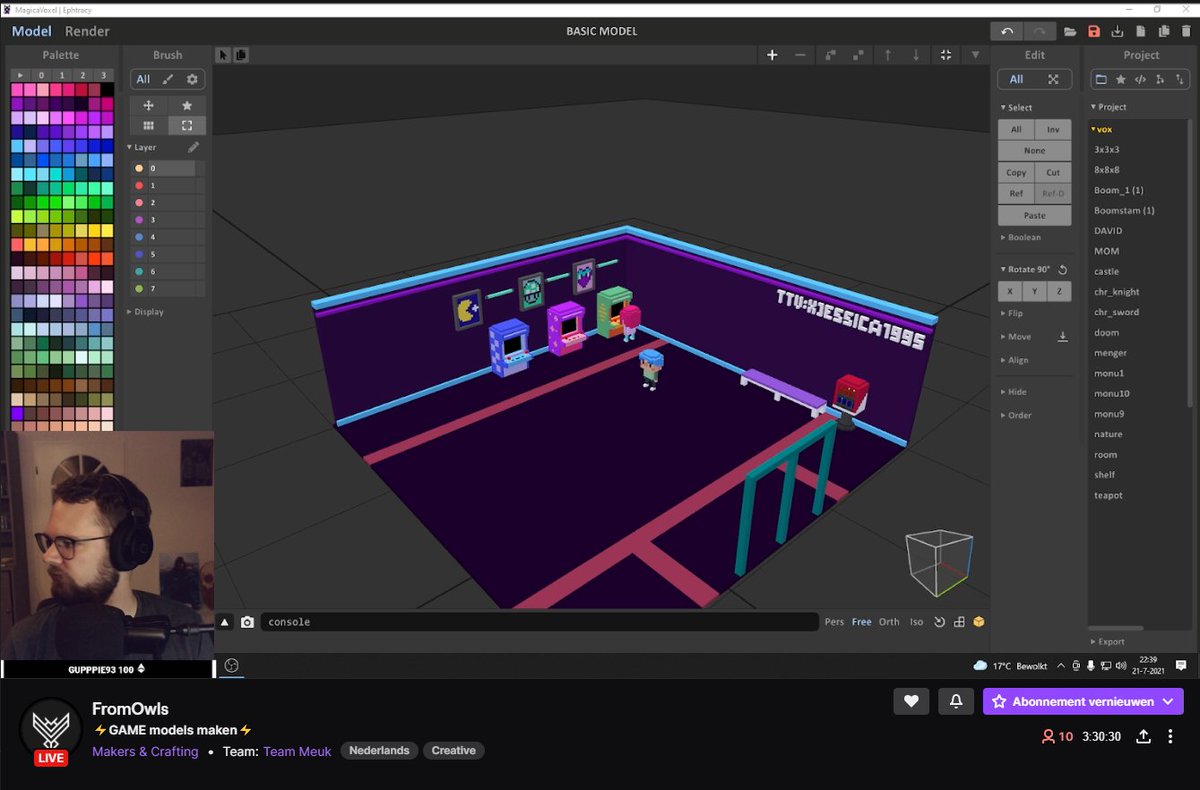 xJessica1995TV's tweet photo. @FromOwls Is samen met zijn broer bezit met een nieuw concept voor mijn Stream. Dit is een kleine sneak-peak! Stay Tuned, er komen toffe community games aan! ;) https://t.co/OzAfX7t3oR