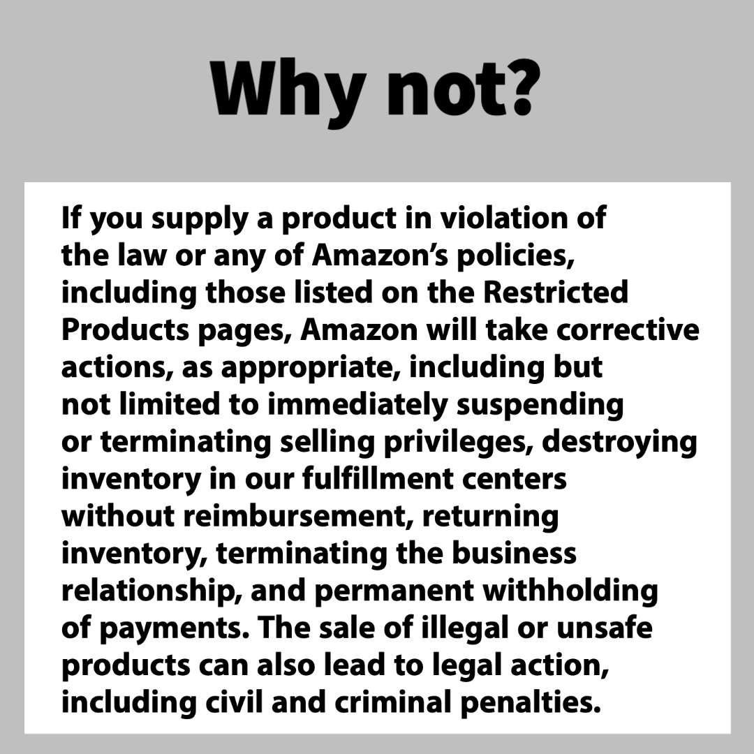 aplus_ecommerce's tweet photo. Aplus Global Ecommerce
What are the Restricted Products and why not to sell them over Amazon?
#amazon #ecommerce #amazonbusiness #accountsuspension #accountreinstatement #amazonappealletter #amazonappealservice #appealletter #planofaction #poa #amazonppc #amazonsellercentral #odr https://t.co/WiI13Qcp4x