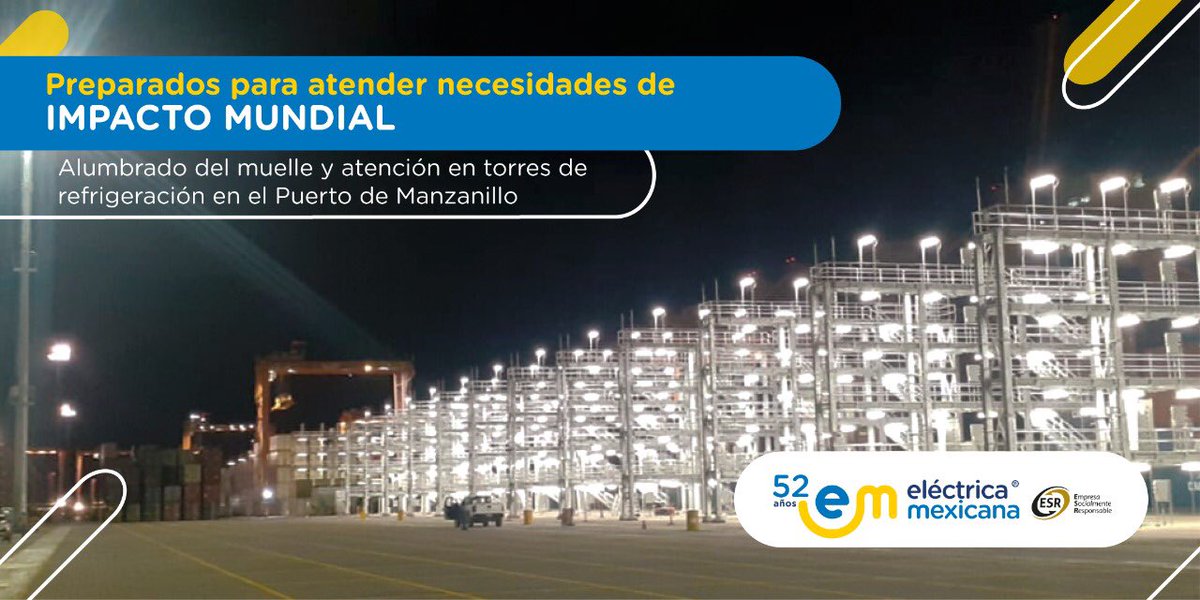 La calidad de nuestros materiales nos ha llevado a participar en el suministro en obras de alta especialidad. Puerto de Manzanillo: Principal destino de importaciones y exportaciones en México. Gracias a <a href="/bremicc1/">bremicc ingeniería, comercio y construcción</a> y <a href="/GrupoIndi/">Grupo Indi</a> por la confianza 

#Oaxaca #EléctricaMexicana