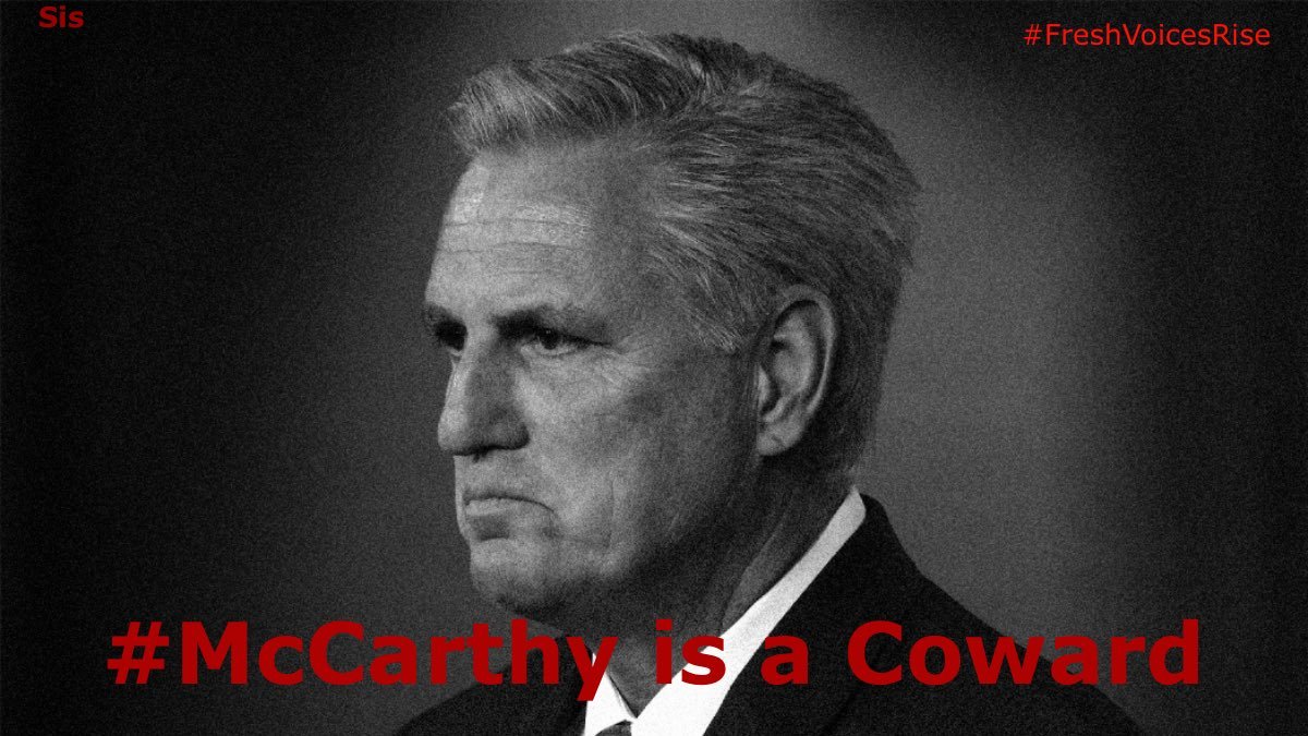 PoliticalSense1's tweet photo. @GOPLeader #TrumpismCult = #EndOfGOP

All Republicans are cowards. They kiss up to Trump's lies because they are afraid of him. There are only a few Republicans left with ethics, morals and values. https://t.co/mUdzcz16yz