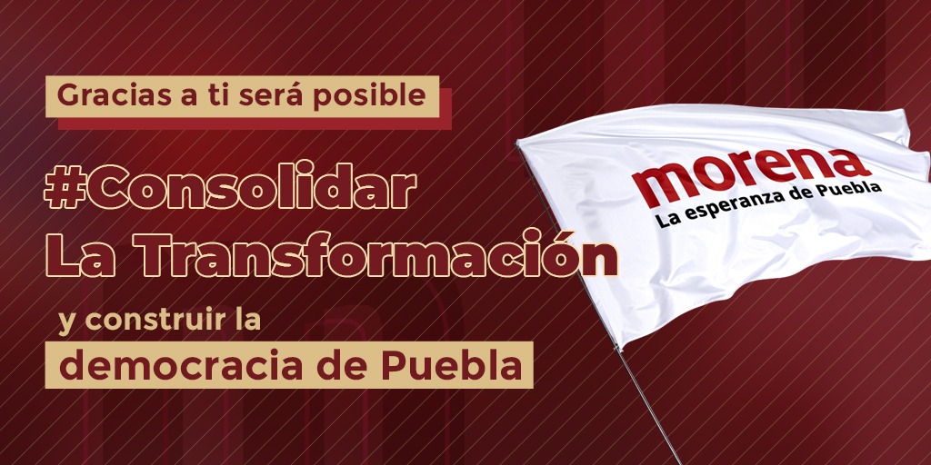 En #Puebla, nos toca seguir trabajando por el cambio verdadero para construir un estado democrático. 🗻✅

El pueblo ha puesto su confianza en nuestro movimiento y no tenemos derecho de fallar.

En cada rincón de Puebla, vamos a #ConsolidarLaTransformación. 💪🏼💪🏼