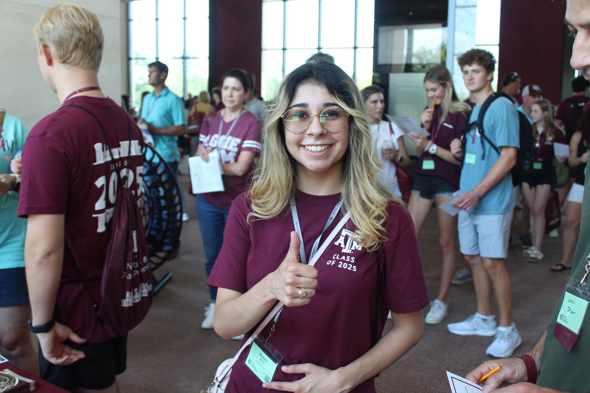 TAMUClassof25's tweet photo. We have loved having you at our Howdy Socials this summer, TAMU '25! Ice cream, trying on Aggie Rings, and learning about The Association of Former Students is the perfect way to welcome the newest members of the @aggienetwork. https://t.co/3a2FcAlsWE