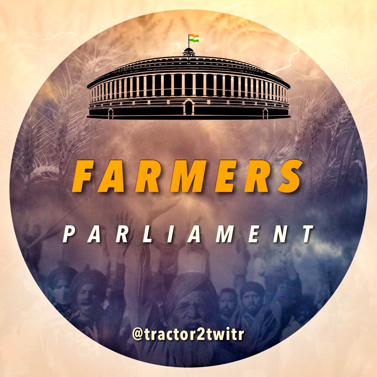 RT @Tractor2twitr: Lets support our farmers and amplify their voices.

#FarmersParliament https://t.co/sVYL1lnFZz