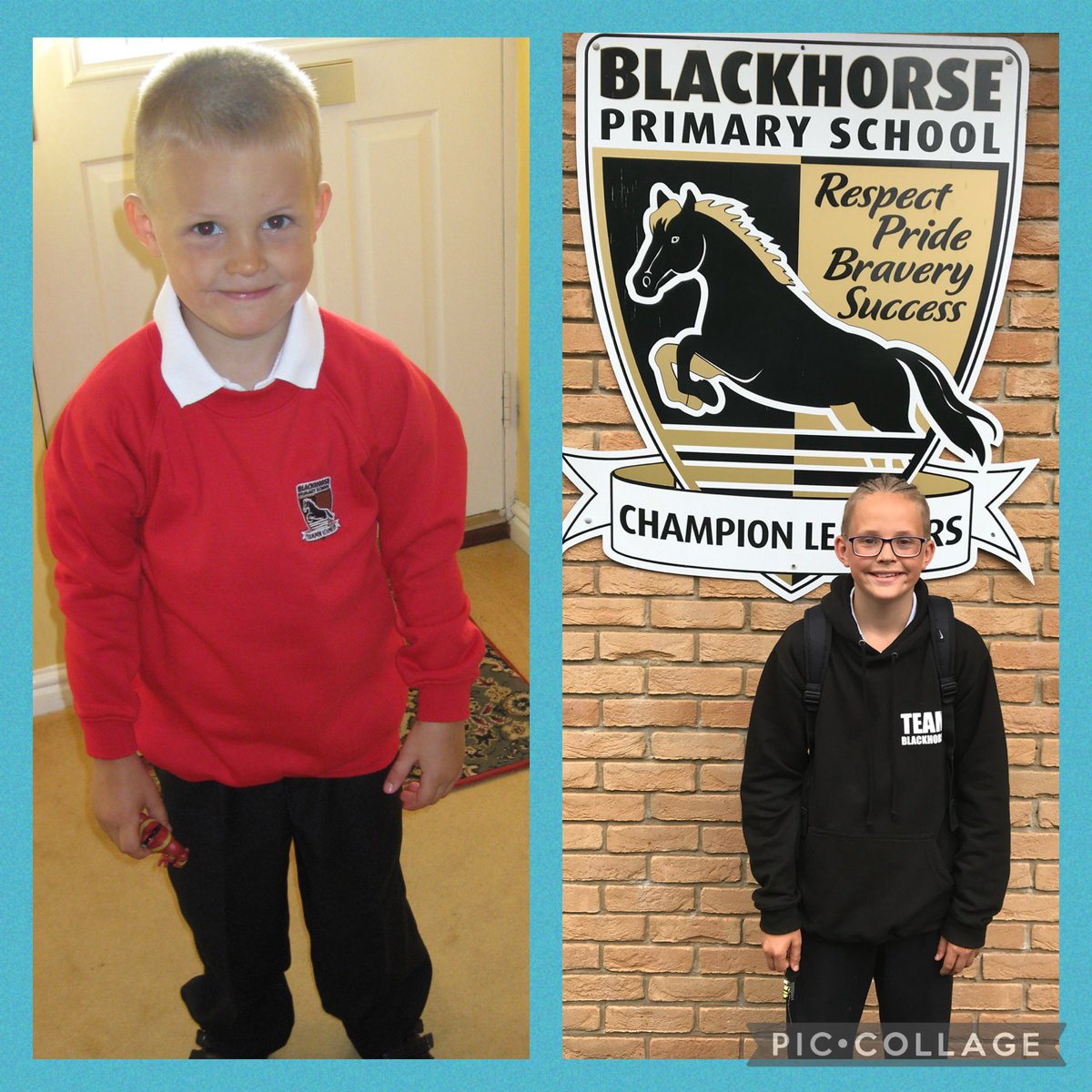 steph_mustoe's tweet photo. After many years of being a school governor and then parent - the end of an era has finally come 😢. Thank you @BlackhorsePri for everything you’ve done for my 2 champion learners 😘. They couldn’t have had a better start to school life x https://t.co/hIQxSGpXGt