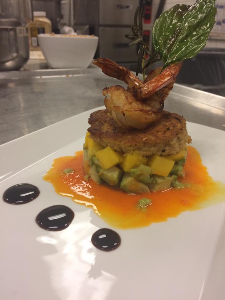Chef_VNell's tweet photo. Avocado Mango Crab Cake Tower Blacken Shrimp Spicy Carrot Purée #chefvnell #cheflife #foodnetwork #greatfood #creolefusion #creole #creolefood #chefworld #truecooks #cajun #cajunfood #neworleansfood #foodnetworkmagazine #jamesbeard #goodfoodgoodlife #chefstable #ironchef https://t.co/LRSsmLUffp
