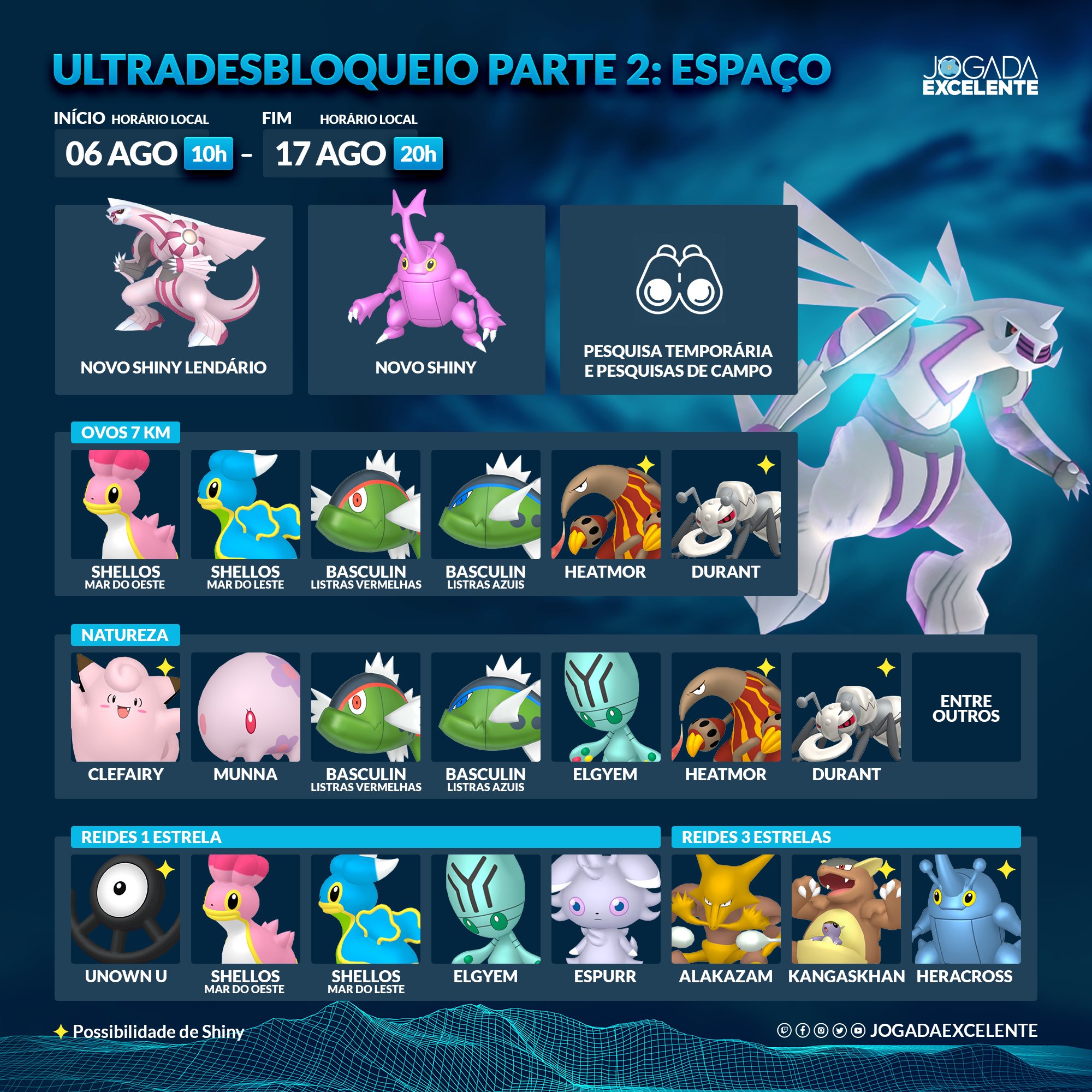 Mais informações sobre o evento Pokémon - Jogada Excelente