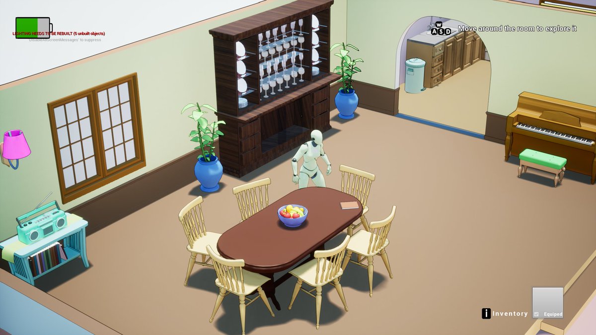 Sophiavideogame's tweet image. We added some more models to the game, you now can see them with the right camera angle, in the right places and with the outline while the character walks around the house.
#IndieGameDev #indiedev #indiegames #indiegame #gamedev #nostalgia #indiedevhour #game