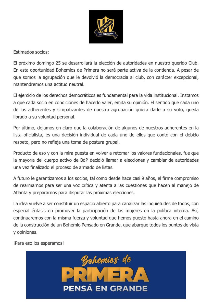 Bohemios de Primera tweet media
