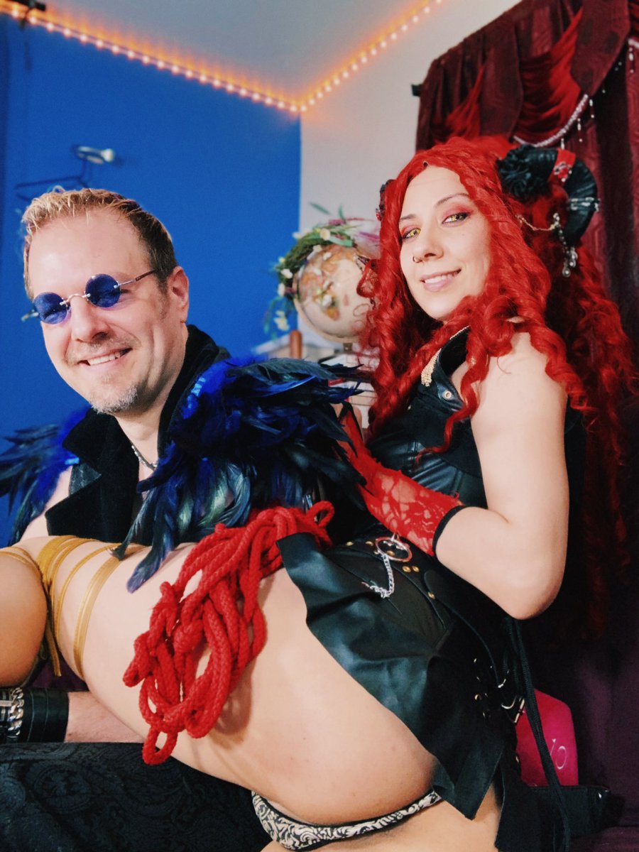 AnnaCherryLive's tweet photo. This dumb bitch (her INT modifier is -1 and it’s my original character so I can say that) is going in for a transformation of her blood-cleric bounty-hunter Life! Don’t miss our #EroTech campaign’s final episode of first season today~

4PM Pacific start time
@TableToplessORG https://t.co/4AxWKWk6Kd