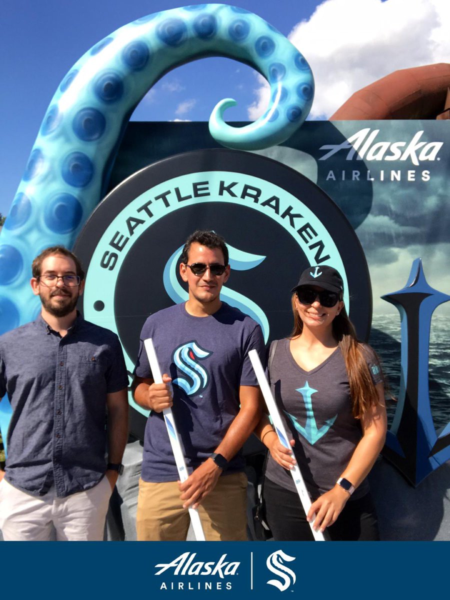 Release the Kraken! #AlaskaAirHockey