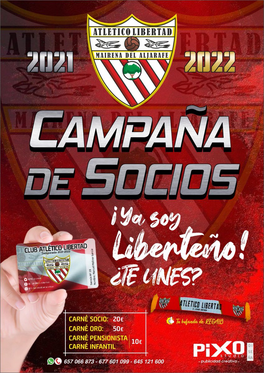 CAMPAÑA DE SOCIOS🔴⚪️                     
Yo soy LIBERTEÑO!! Te unes??