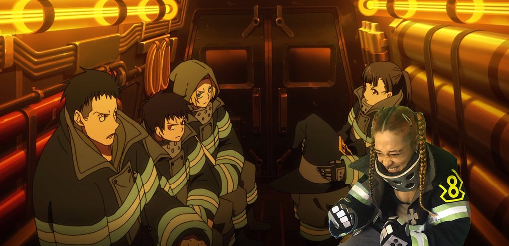 MiaChavi's tweet photo. #fireforce #tomakikotatsu #company8 #hinawa #firecat #rustedgearart #blackgirlmagic #blackartist #ArtistOnTwitter #blackartistontwitter #practicaleffects #propbuilder #costumebuilder #cosplayer #fireforceedits #luckylecherlure #firesoldier #fireforcecompany8 #cosplayover40 https://t.co/3lT9dmSNdn