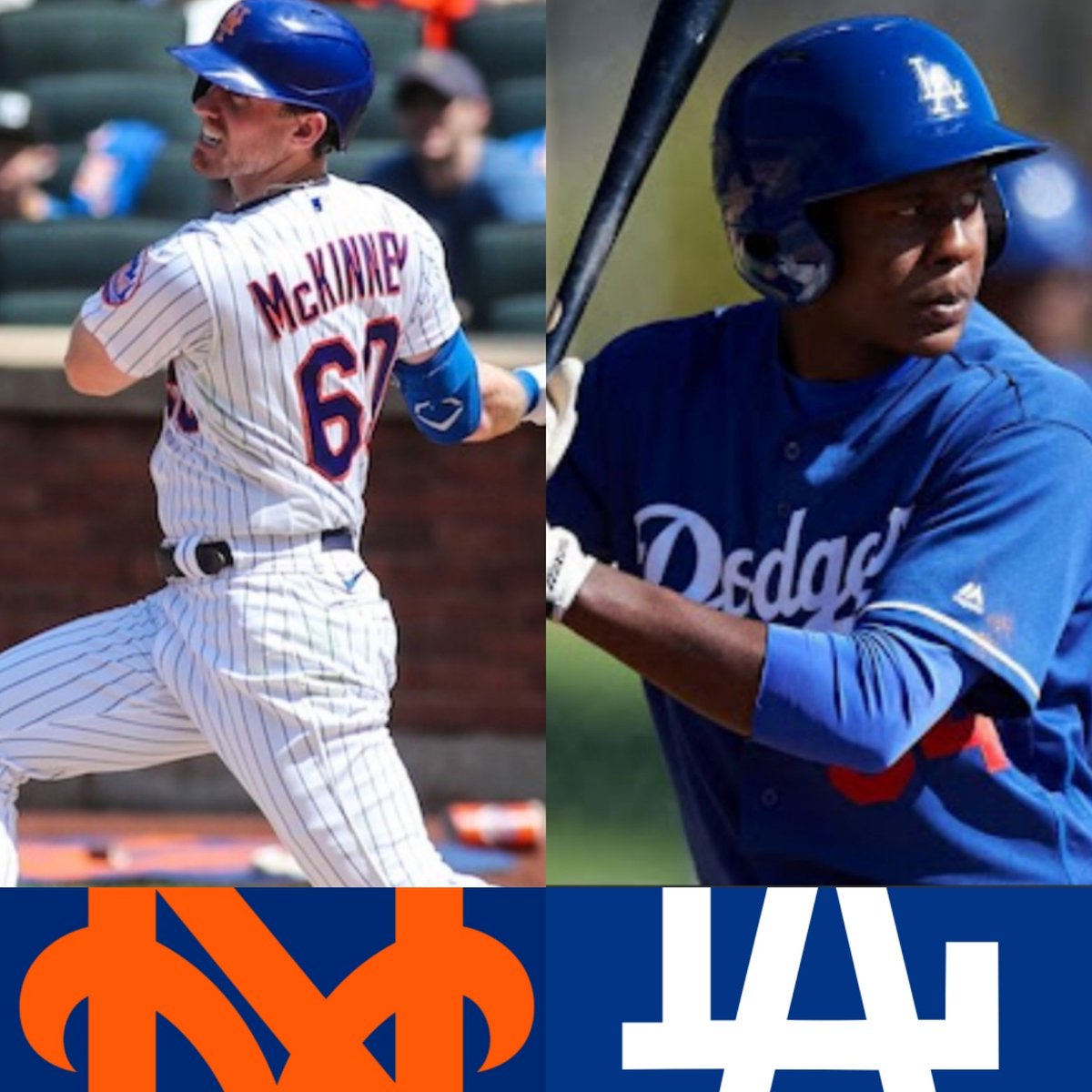 FloodstersZ's tweet photo. Mets trade OF, Billy McKinney to the Dodgers for minor league OF, Carlos Rincon and cash. https://t.co/5guEaz4PMz