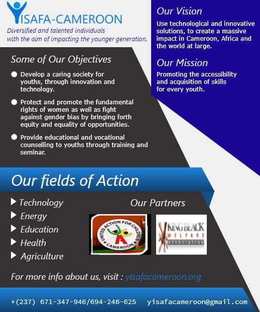 yisafacameroon's tweet photo. This is who we are, and here is what we do!
#innovation #CreativeConsciousness #technology https://t.co/kCDBv7Kx3x