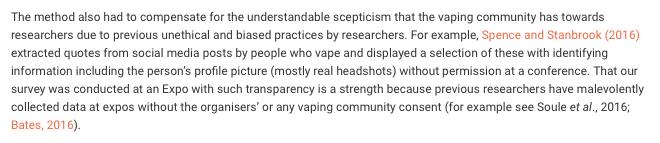 VapingAlliance's tweet photo. Dishonesty by some researchers displayed in this new study done with #vapers.

https://t.co/XENuzTLbgX https://t.co/RFjD8Q1tcI